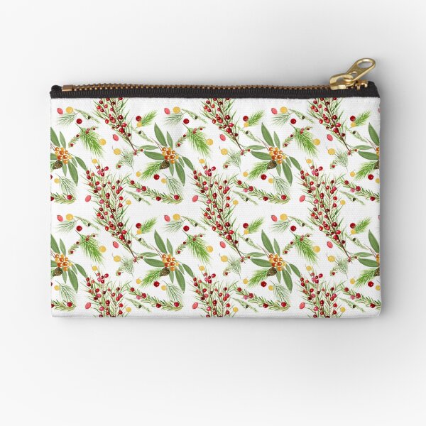 Item preview, Watercolor winter berries and branches designed and sold by Jyn Branik.
