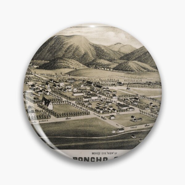 Item preview, Bird's eye view of Poncho, Colorado (1882) designed and sold by allhistory.