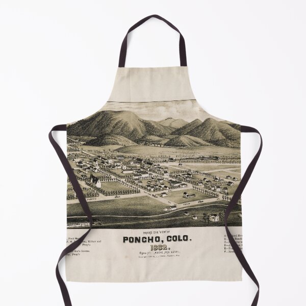 Item preview, Bird's eye view of Poncho, Colorado (1882) designed and sold by allhistory.