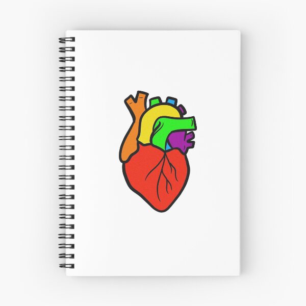 Artikelvorschau, Anatomisches Regenbogenherz entworfen und verkauft von G & R.
