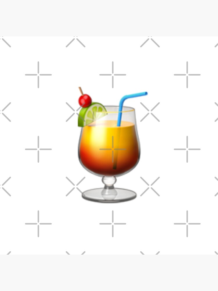 "Long Island Iced Tea Emoji " Poster for Sale by trendfriend Redbubble
