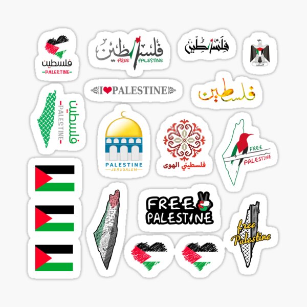 Pack d'autocollants Palestine Sticker
