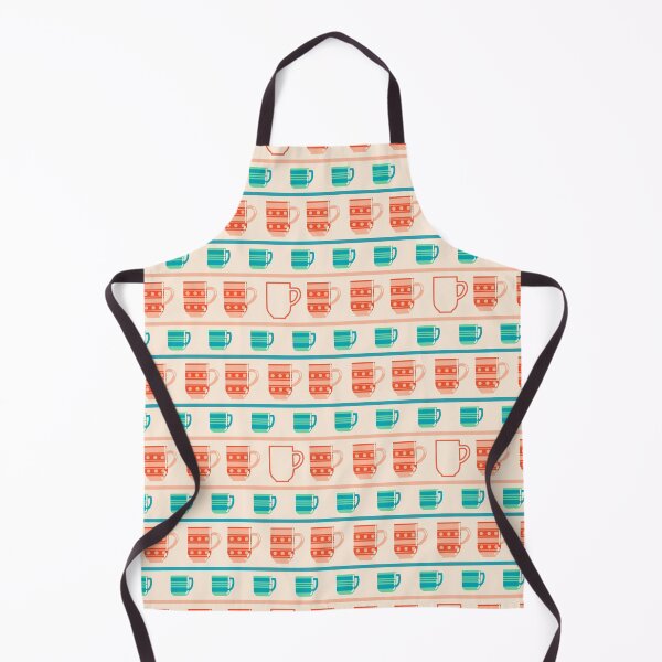 Item preview, Retro Cups Pattern designed and sold by Simplulina.
