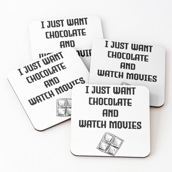 Item preview, i just want chocolate and watch movies,Chocolate Lover ,Chocolate designed and sold by Dkh Fashion.
