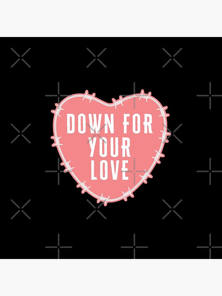 THE BOYZ Reveal Down for Your Love Cool Lyrics Pink | Art Board Print