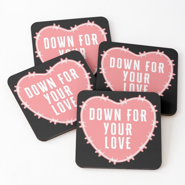 Item preview, THE BOYZ Reveal Down for Your Love Cool Lyrics Pink designed and sold by SugarSaint.