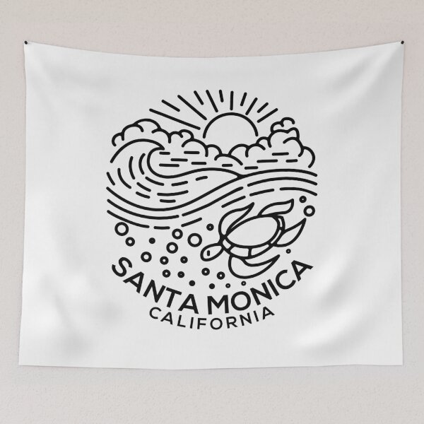 Item preview, Santa Monica CA designed and sold by HalpinDesign.