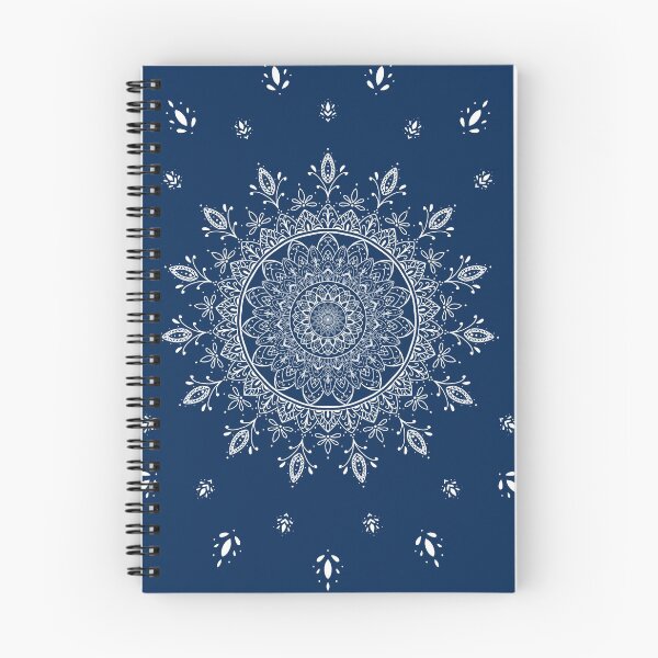 Item preview, Royal Blue and White Mandala Pattern designed and sold by GoldenSinner.