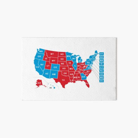 2020 US Election Results - Joe Biden Art Board Print