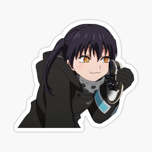 Fire Force Tamaki nuevo teléfono que dis? Pegatina
