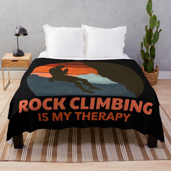 Item preview, Rock Climbing Is My Therapy designed and sold by Windmill Wildflowers.