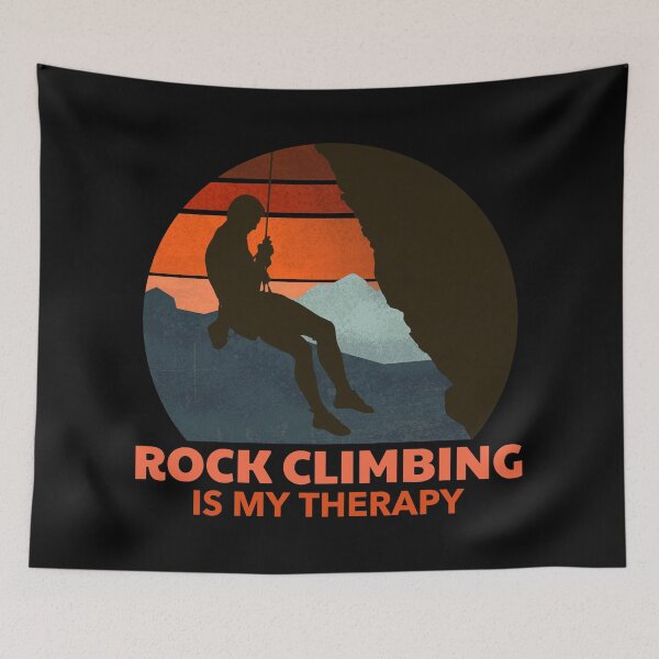 Item preview, Rock Climbing Is My Therapy designed and sold by Windmill Wildflowers.