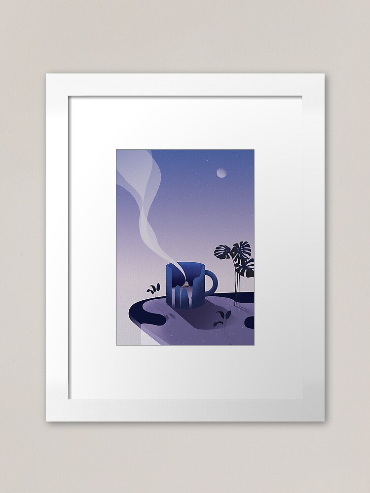 Alternate view of Dream a little dream Framed Art Print