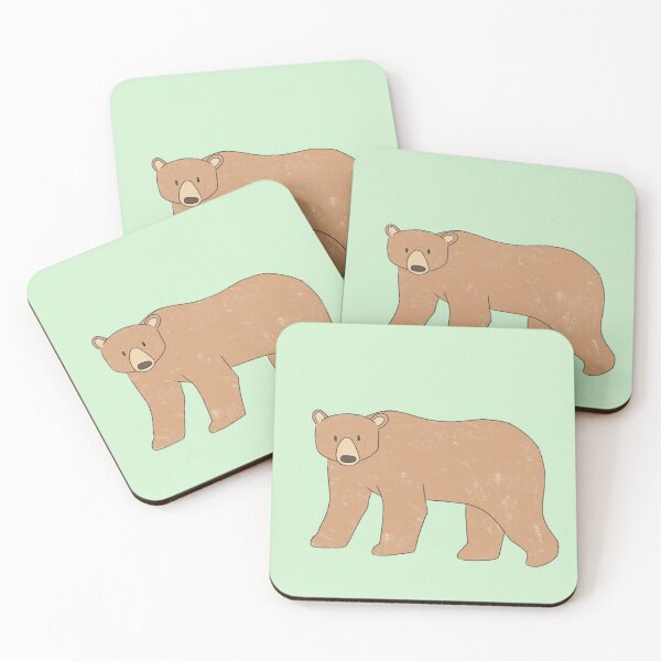 Item preview, Adorable Minimalist Brown Bear Grizzly Bear designed and sold by bassoongirl123.