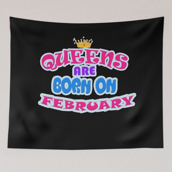 Item preview, Queens are born on february designed and sold by hakiseller.