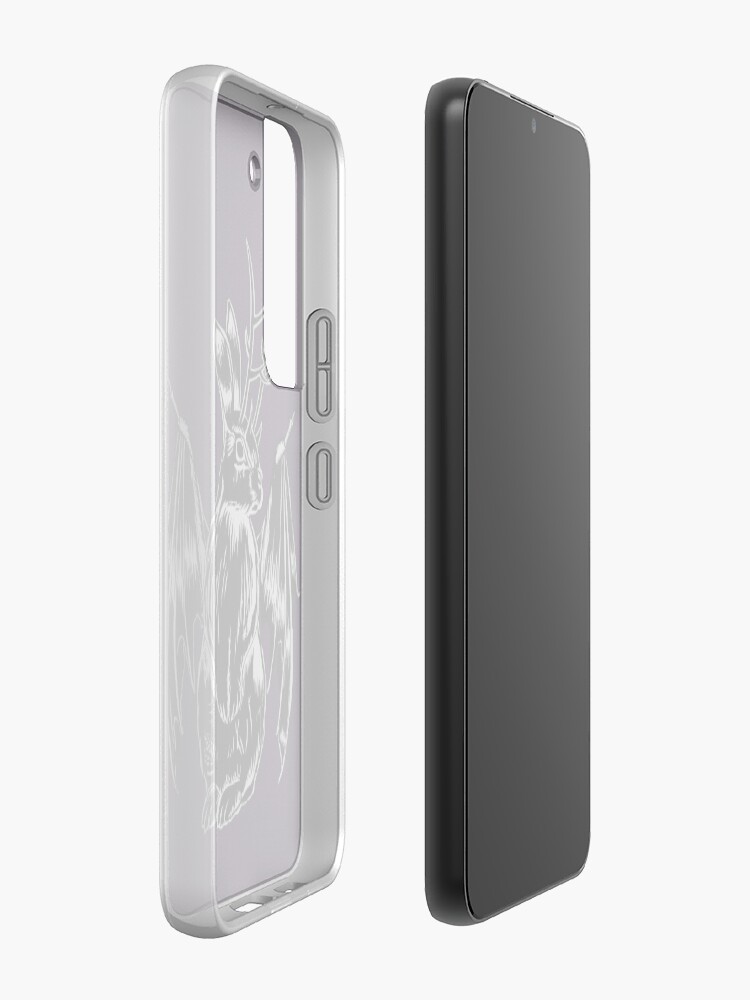 Alternate view of Kami with folded wings Samsung Galaxy Phone Case