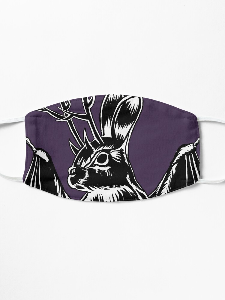 Alternate view of Kami with folded wings Mask