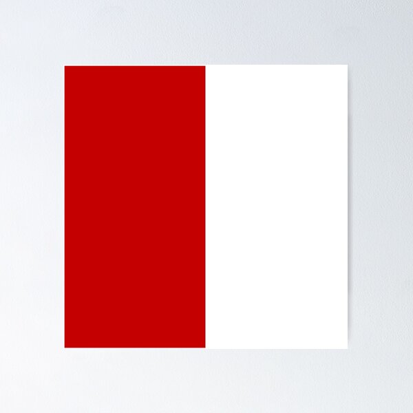 Item preview, Cherry Red And White Half And Half designed and sold by rewstudio.