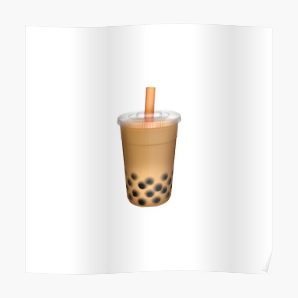 "Bubble Tea Emoji " Poster by trendfriend Redbubble