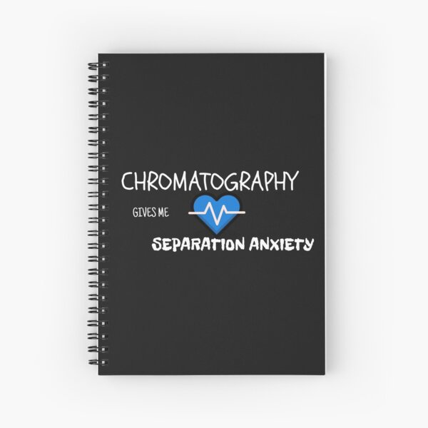 Artikel-Vorschau von Die Chromatographie macht mir Trennungsangst Blau und Weiß, designt und verkauft von GenChem.