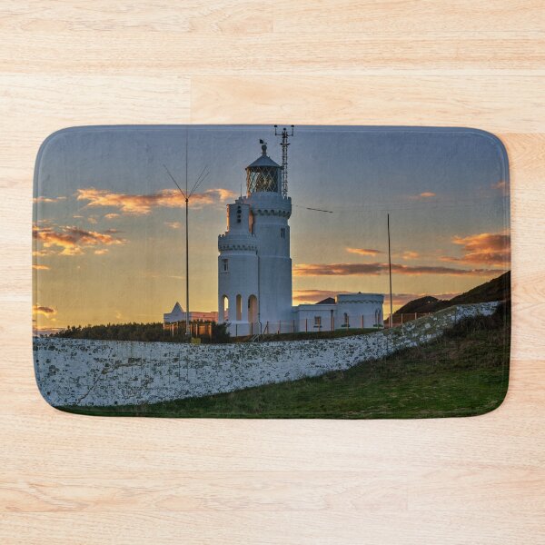 Item preview, St Catherines Lighthouse Sunset designed and sold by manateevoyager.