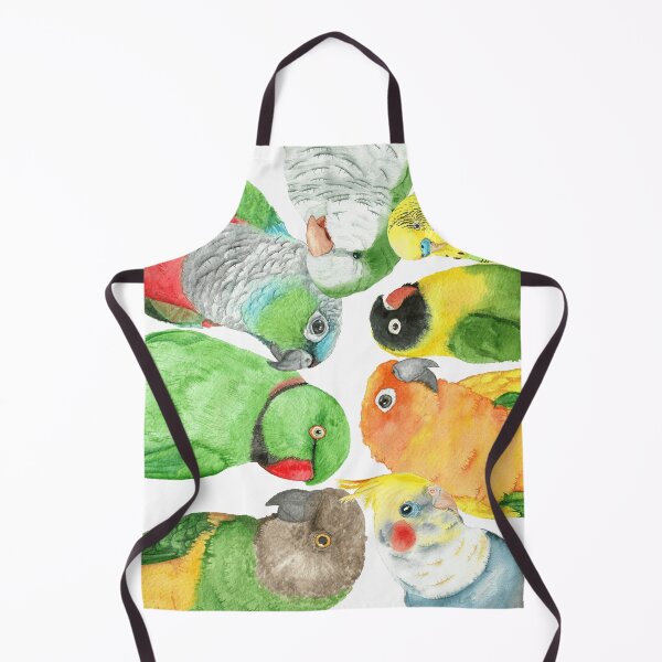 Item preview, Special medium parrots watercolor painting party designed and sold by L'Atelier Oranjade.