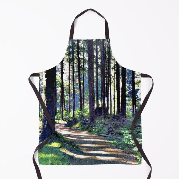 Item preview, Peaceful forest path on oil. designed and sold by artmangos.