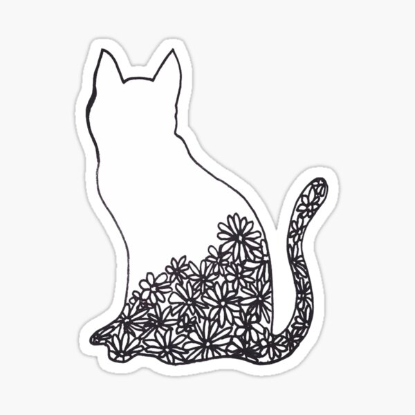 Cute Kitty Cat Stickers Redbubble