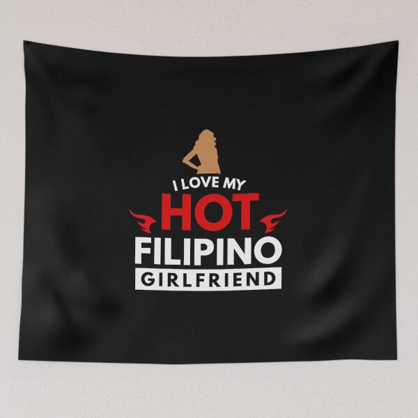 Aperçu de l'œuvre J'aime ma chaude petite amie philippine drôle philippin créée et vendue par FilipinoMerch.