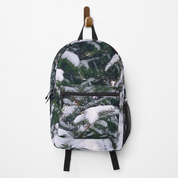 Item preview, Snowy on green hedge, pure nature landscape in the wintermood designed and sold by Between Clouds.