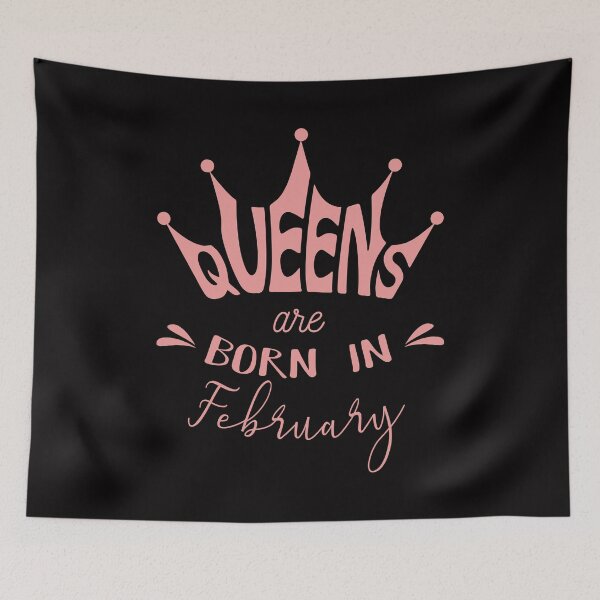 Item preview, Queens Are Born In February designed and sold by sasigifts.