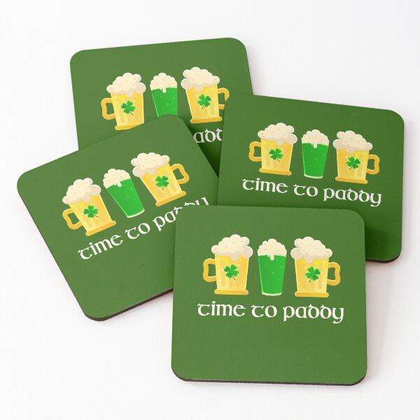 Item preview, St. Patricks Day Time to Paddy Party Drink Green Beer Drunk Irish Funny Pun designed and sold by gkao.