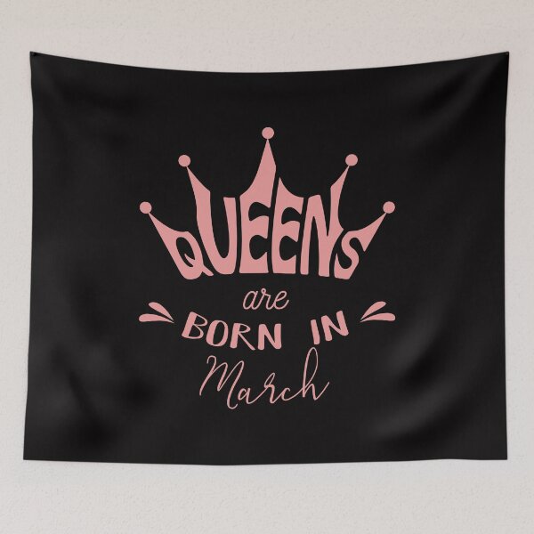 Item preview, Queens Are Born In March designed and sold by sasigifts.