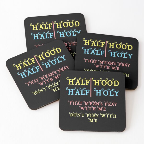 Artikelvorschau, Half Hood Half Holy Beten Sie mit mir, spielen Sie nicht mit mir entworfen und verkauft von Rami Khalifah.