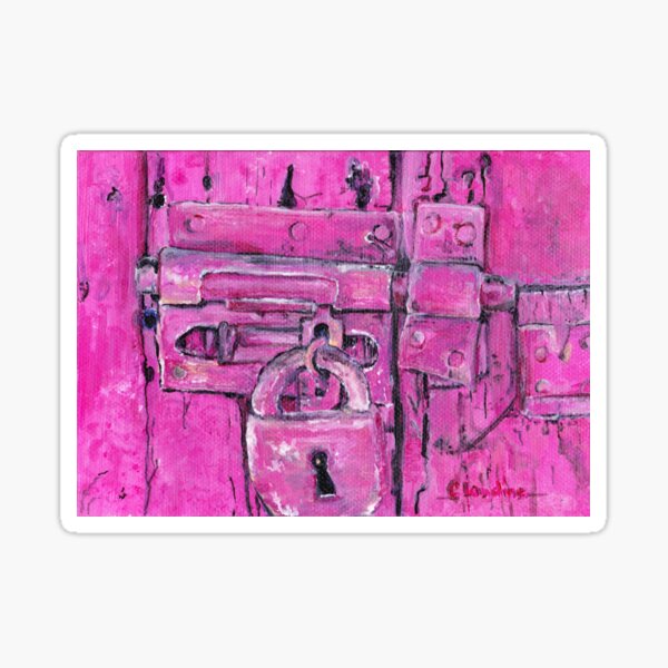 Magenta Mystery Sticker