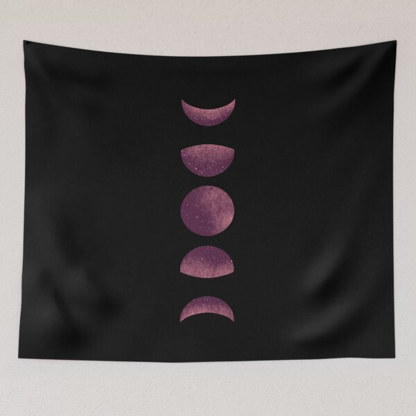 Item preview, Deep Pink Moon Phases designed and sold by Pink Mint.