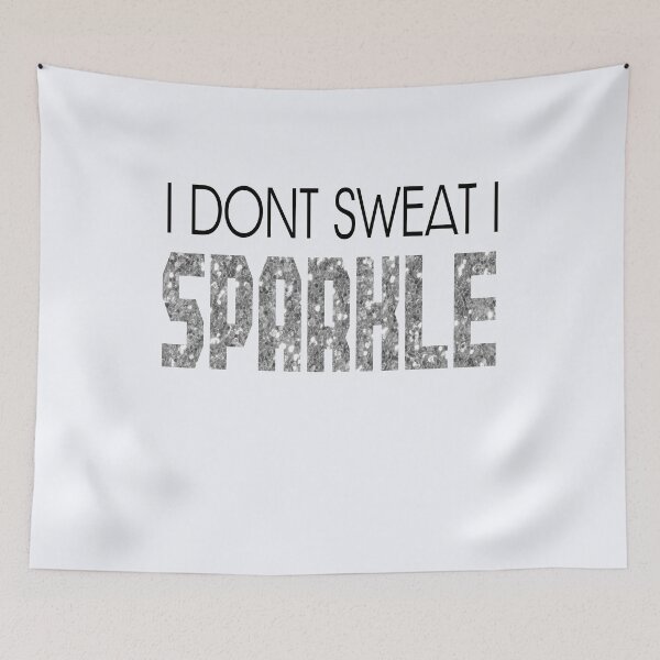 Item preview,  I Don't Sweat I Sparkle Men’s | Funny Workout | Gym Workout | Training  | Fitness designed and sold by niceb00y.