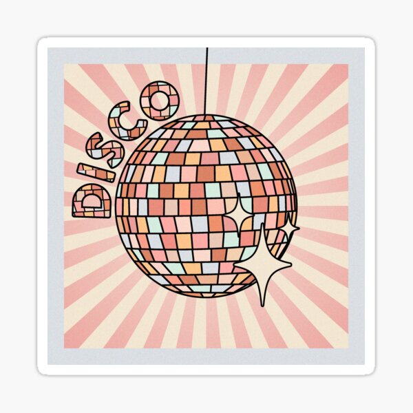 Pink Disco ball  Sticker for Sale by BellaPendy2