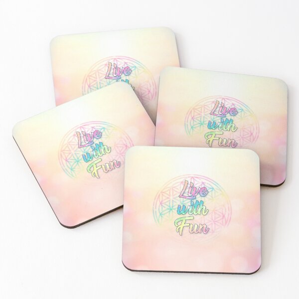 Item preview, Live with Fun! Colorful Flower of Life designed and sold by DaviAguiArtes.