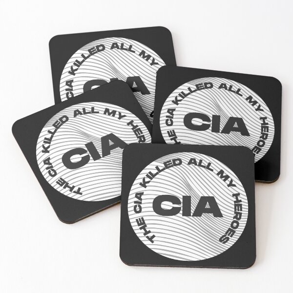 Item preview, The CIA Killed All My Heroes Logo (Light) designed and sold by Graograman.