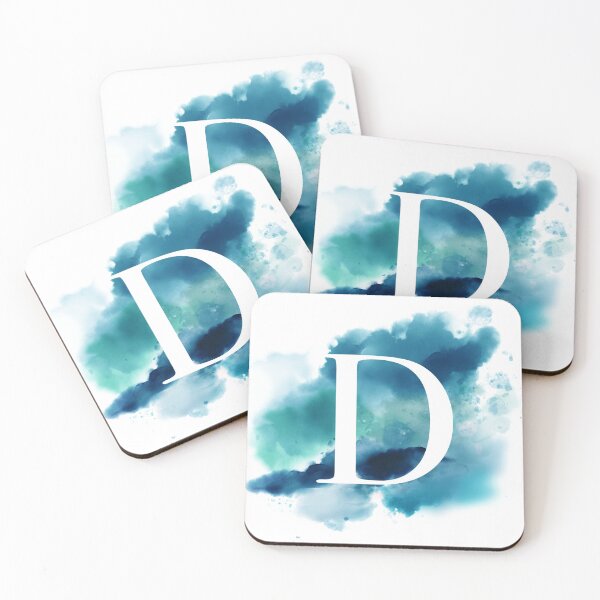 Item preview, Blue Watercolour Monogram D Letter designed and sold by RossWilson12.