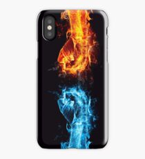 Fire water fist iPhone Case
