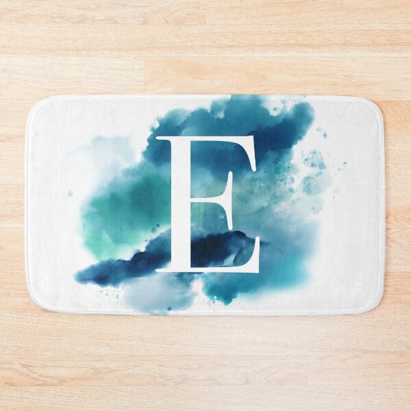 Item preview, Blue Watercolour Monogram E Letter designed and sold by RossWilson12.