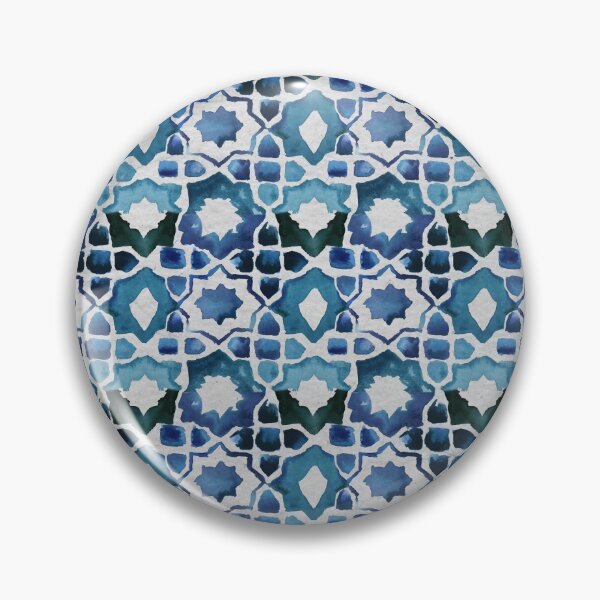 Item preview, Morrocan Tiles Blue designed and sold by Roseanne Durnford.