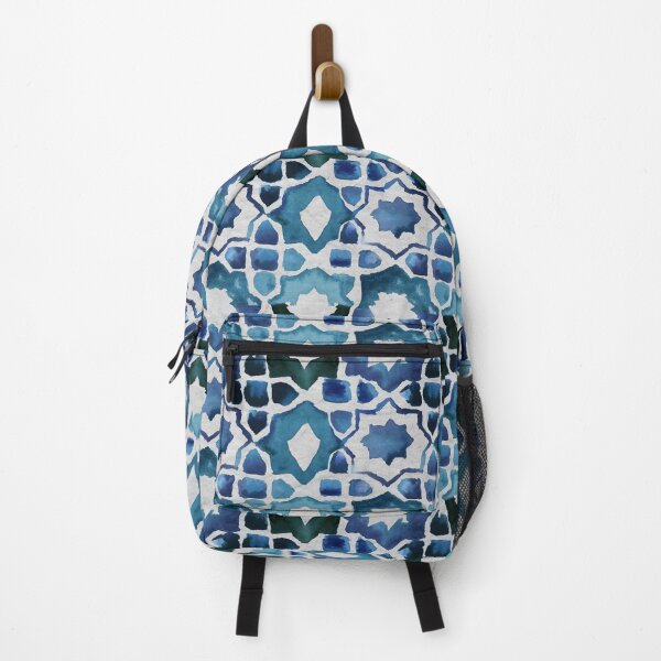 Item preview, Morrocan Tiles Blue designed and sold by Roseanne Durnford.