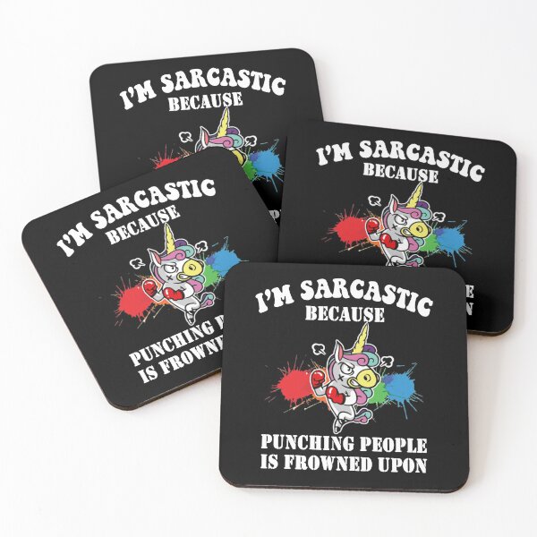 Item preview, I'm sarcastic because punching people is frowned upon designed and sold by wesco.
