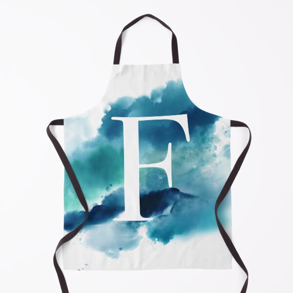 Item preview, Blue Watercolour Monogram F Letter designed and sold by RossWilson12.
