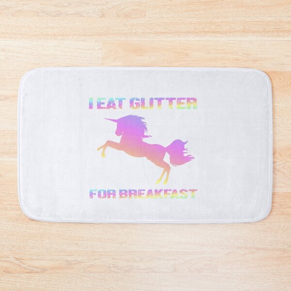 Item preview, I Eat Glitter For Breakfast | Unicorn | Unicorn Gifts | Cute Unicorn Apparel | Rainbow Unicorn designed and sold by niceb00y.