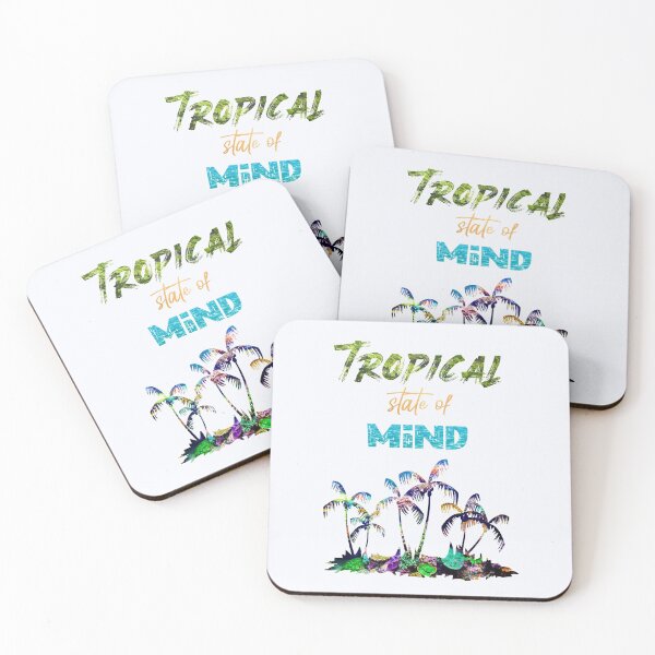 Item preview, Beach Summer Tropical State Of Mind | Vacation | Holiday designed and sold by niceb00y.
