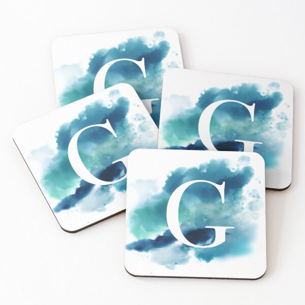 Item preview, Blue Watercolour Monogram G Letter designed and sold by RossWilson12.